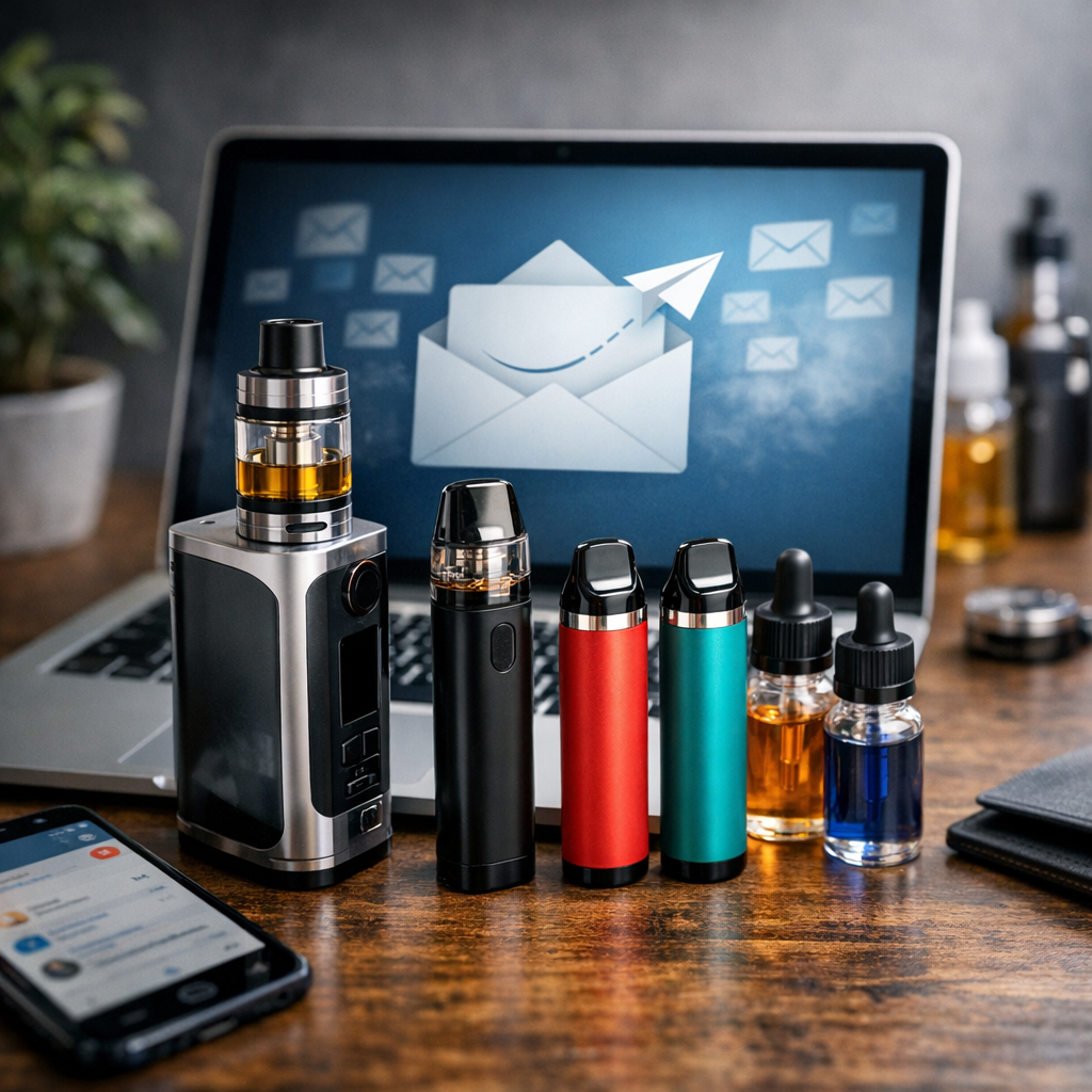 Titelbild zu „Newsletter-Marketing für Vape- und E-Zigaretten-Shops“